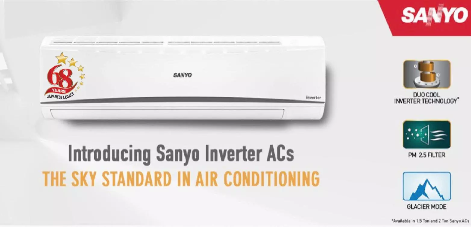 Máy lạnh SANYO chính hãng Nhật Bản trở lại Việt Nam