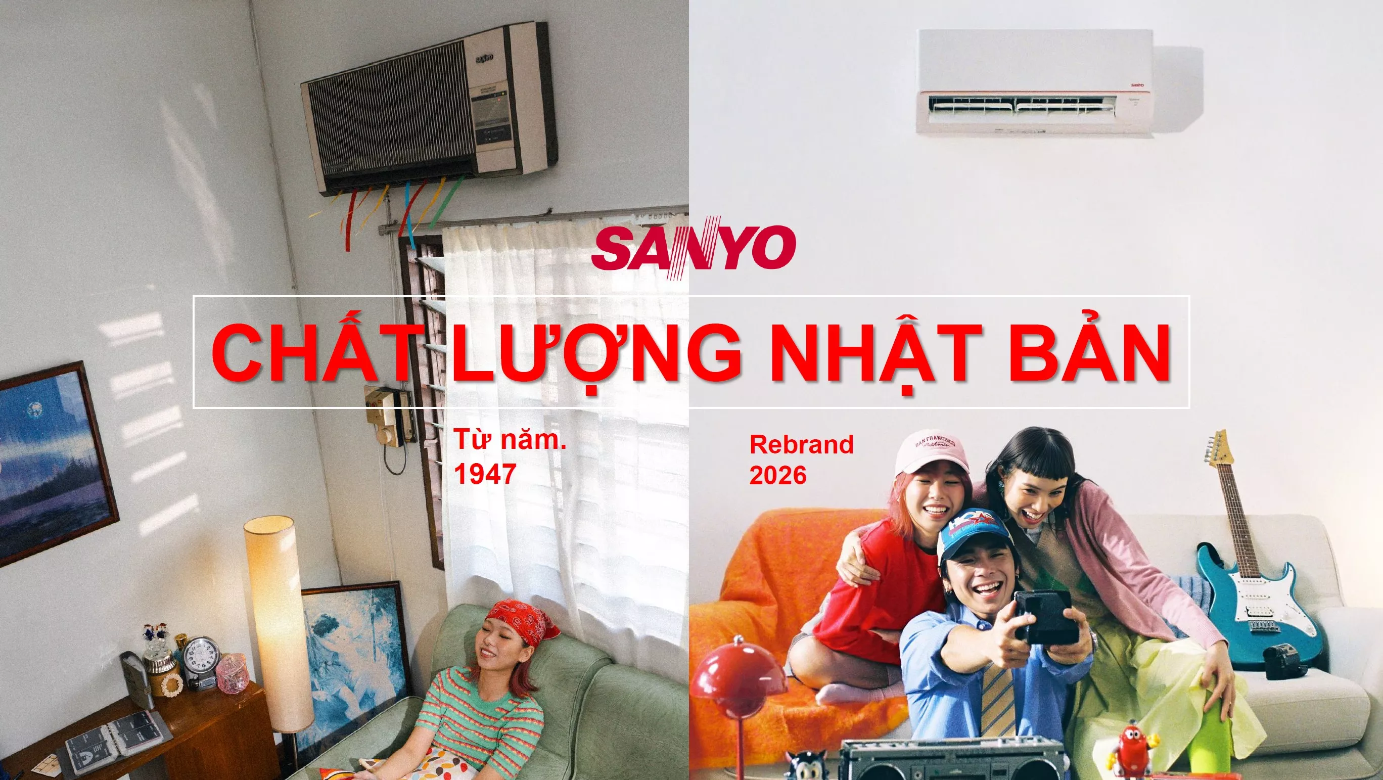 Máy lạnh Sanyo model 2026 trở lại Việt Nam có gì mới cho mùa nóng này.