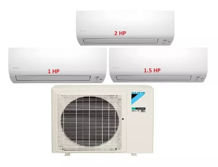 Máy Lạnh Multi Daikin Inverter 1 Dàn Nóng 4 HP + 3 Dàn Lạnh Treo Tường 1 HP - 1.5 HP – 2 HP