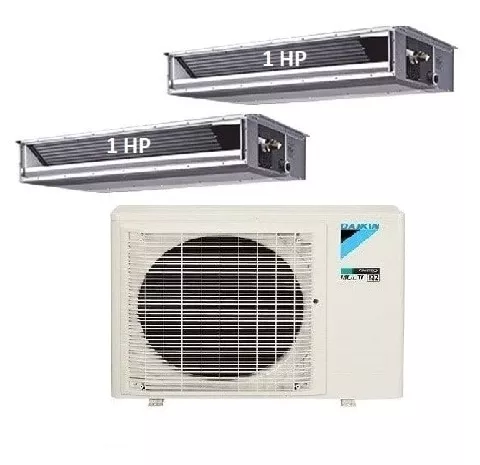 Máy Lạnh Multi Daikin Inverter 1 Dàn Nóng 2 HP + 2 Dàn Lạnh Giấu Trần Nối Ống Gió 1 HP